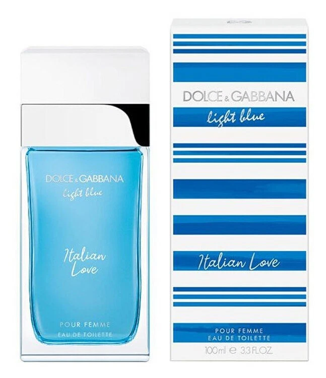 light blue italian love dolce & gabbana 100 ml eau de toilette unboxed