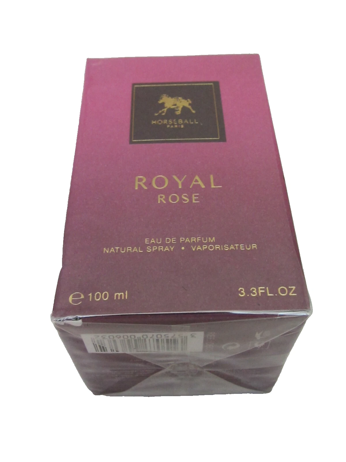 royal rose by horseball 100 ml eau de parfum spray new in sealed box !