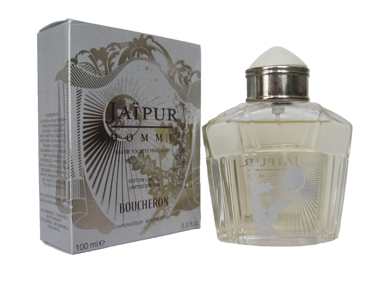 jaipur homme fraicheur 2008 boucheron 100 ml eau de toilette spray new in box