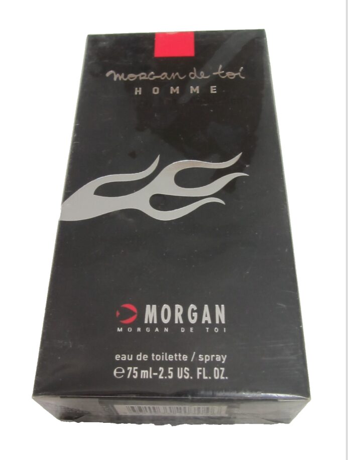 morgan de toi homme 75ml eau de toilette spray new in sealed box!